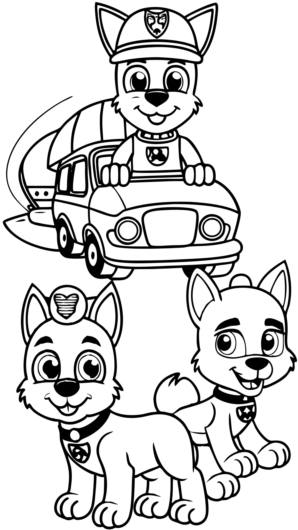 paw patrol coloring pages free